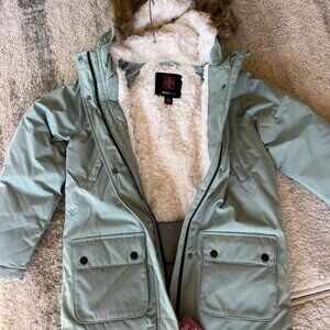 WINTER COAT JACKET, L 10-12 KIDS ❤️ SWISSTECH ❤️ WIND RAIN PROOF ❤️ SKI SCHOOL